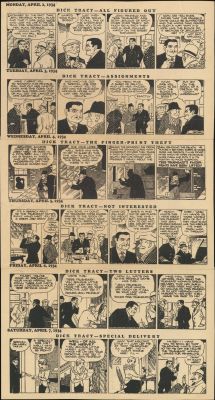 Dick Tracy- Daily Proofs (1934) | Russ Cochran
