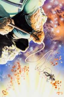 Alex Ross Paradise X #12 Cover Painting Thing and Mr. Fantastic Original Art (Marvel, 2003). Exploring the -
