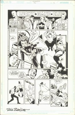 DC Comics-Burchett-Huntress no.6, pg.16-Original Art (2000) | Russ Cochran