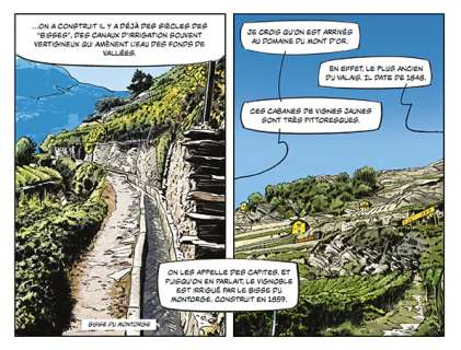 CHRISTIAN MOREILLON _ "Sur la piste du chasselas"_ Tirage page 32 | Galerie Neuf