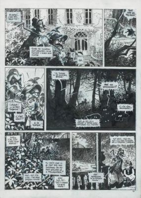 Régis Loisel | La Dernière Maison Juste Avant la Forêt, planche 70 | Galerie 9ème Art