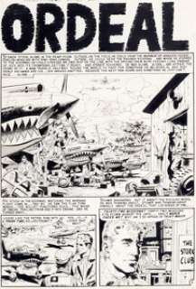 Wally Wood Aces High #5 Complete 7-Page Story "Ordeal" Original Art (EC, 1955). Although perhaps most - | Heritage