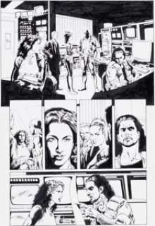 Mike Perkins and Andrew Hennessy Union Jack #1 Page 6 Original Art (Marvel, 2006). Britain‘s premier super hero -