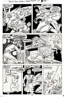 Chris Ivy, Steve Ditko - marvel super-heroes #1 p 9 (sold live on ‘dueling dealers of comic art‘ episode #43 podcast on 11-3-2021 watch it here!