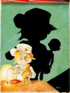 John Severin Cracked #107 Cover Painting Original Art (Major Publications, 1973). Sylvester P. Smythe is -