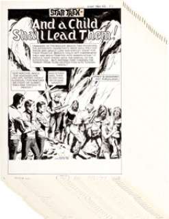 Al McWilliams Star Trek #52 "And a Child Shall Lead Them!" Complete 23-Page Story Original Art -