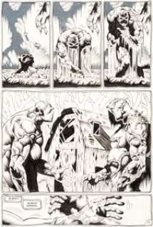 Shawn McManus Swamp Thing V2#28 Story Page  17 Original Art (DC, 1984)....