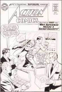 Curt Swan and George Klein Action Comics  #305 Cover Original Art (DC, 1963).... | Heritage