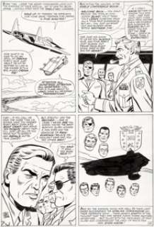 Dick Ayers and John Tartaglione Sgt. Fury and His Howling Commandos Annual #3 Page 47 Original Art (Marvel, -