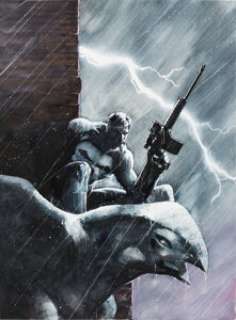 Jim Lee Punisher Magazine #14 Cover Painting Original Art (Marvel, 1990).... | Heritage