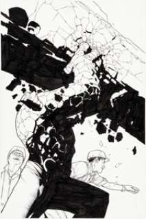 Steve McNiven and Mark Morales Marvel Knights 4 #1 Splash Page 19 Original Art (Marvel, 2004).... | Heritage