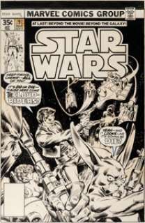 Gil Kane and Tony DeZuniga Star Wars #9 Cover Original Art (Marvel, 1978).... | Heritage