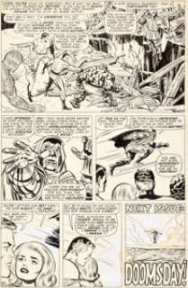 Jack Kirby and Joe Sinnott Fantastic Four #58 Story Page 20 Doctor Doom Original Art (Marvel, 1967).... | Heritage