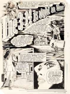 Billy Graham Creepy #32 Complete 7-Page Story "The 3:14 Is Right On Time" Original Art (Warren, 1970).... (Total: 7 Original Art)
