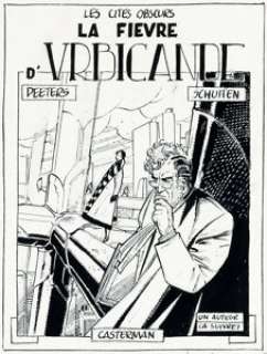François Schuiten La Fièvre d’Urbicande Projet de Couverture n° 6 (1985).... | Heritage