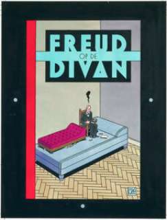 Joost Swarte Freud sur le Divan Couverture (Vrij Nederland, 1985)....