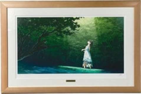 Kantoku autographed Autographed Color Reproduction Illustration "Fresh Green Undine" | Mandarake (Big Web)