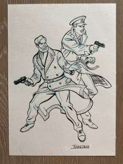 Taranzano, Pierre | Taranzano, Pierre - Dessin original - Blake & Mortimer | Catawiki