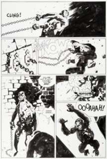 Mike Mignola Hellboy: Box Full of Evil Page 11 Original Art (Dark Horse, 1999).... | Heritage