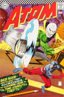 Gil Kane Atom #28 Cover Recreation Painting Original Art (1997).... | Heritage