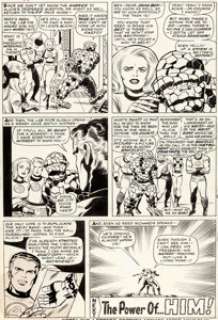 Jack Kirby and Joe Sinnott Fantastic Four #66 Story Page 20 Original Art (Marvel, 1967).... | Heritage