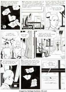 Daniel Clowes Eightball #20 Story Page 7 David Boring Original Art (Fantagraphics, 1999).... | Heritage