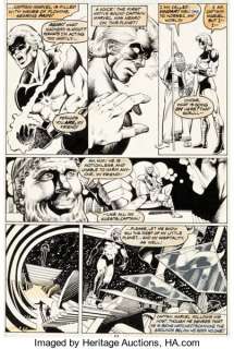 Frank Miller and Bruce D. Patterson Marvel Spotlight #8 Story Page 8 Captain Marvel Original Art (Marvel, -