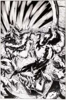 Ryan Stegman and J.P. Mayer Venom #13 Cover Original Art Group of 2 (Marvel, 2019)... (Total: 2 Original Art)