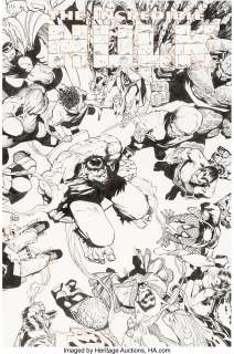 Adam Kubert - The Incredible Hulk #467 Cover Original Art (Marvel, 1998).