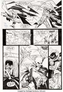 Todd McFarlane and Alfredo Alcala - Detective Comics #576 Story Page 16 Original Art (DC, 1987).