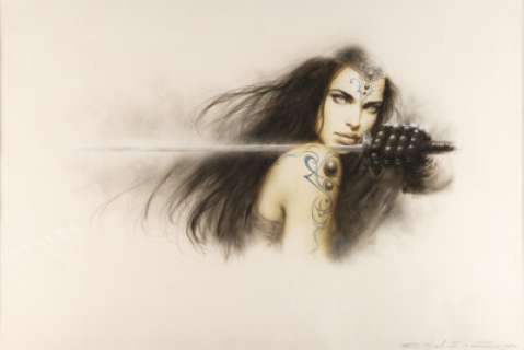 Luis Royo - Ritual 2, Subversive Beauty Illustration Originale (Norma Editorial, S.A., 2005). Luis Royo Ritual 2, Subversive Beauty Original Art Illustration (Norma Editorial, S.A., 2005).