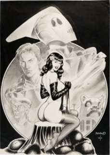 Renaud, Paul | Paul Renaud The Rocketeer & Bettie Illustration Original Art (2002).... | Heritage