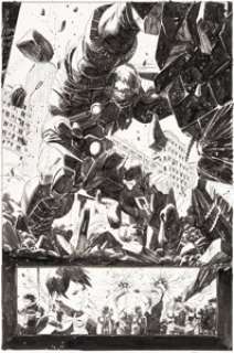 Scalera, Matteo - Matteo Scalera Indestructible Hulk #10 Splash Page 19 Original Art (Marvel, 2013)....