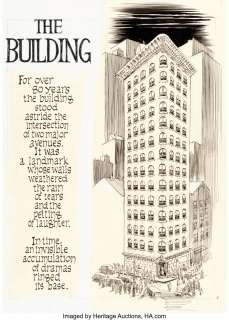 Eisner, Will - Will Eisner The Building Complete Story "Monroe Mensh" Original Art Group of 19 (Kitchen Sink Press, 1987).... (Total: 19 Original Art)