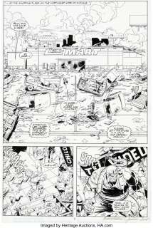 Guice, Jackson "Butch" | Jackson "Butch" Guice and Dennis Rodier Action Comics #684 Story Page 7 Doomsday Original Art (DC, 1992).... | Heritage