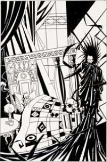 DC Artist - Shane Oakley Sandman: Gallery of Dreams #1 Pin-Up Original Art (DC/Vertigo, 1994)....