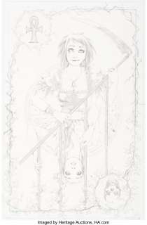Hadley, Amy - Amy Reeder Hadley Madame Xanadu #6 Cover Original Art (DC, 2009)....