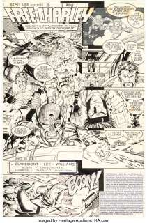 Lee, Jim | Jim Lee and Scott Williams The Uncanny X-Men #277 Story Page 1 Original Art (Marvel, 1991).... | Heritage