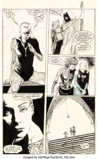 Dringenberg, Mike - Mike Dringenberg and Malcolm Jones III Sandman #21 Delirium Story Page 8 Original Art (DC, 1990)....