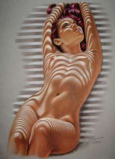 Sly | Sly - Original drawing in colour - Nude women - Size: 31 x 42 cm. - (2023) | Catawiki