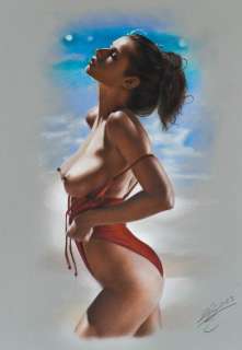 Denis P | Denis Prenzel - Original Pastel Zeichung Ivana (29, 7 x 42 cm) - Page volante - (2023) | Catawiki