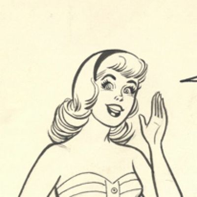 Lee & Hartley, Patsy’s Fashion Cut Out #89, Original Art | Russ Cochran