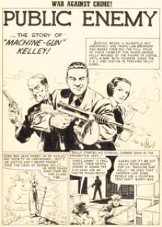 Ames, Lee | Lee Ames War Against Crime #1 Complete 12-Story Original Art (EC, 1948).... (Total: 12 Original Art) | Heritage