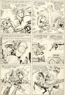 Kirby, Jack | Jack Kirby and Chic Stone The Avengers #6 Story Page 9 Thor Original Art (Marvel, 1964).... | Heritage