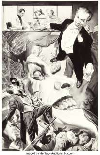 Ross, Alex - Alex Ross Batman Black and White Volume 2 Splash Page 6 Original Art (DC, 2008)....