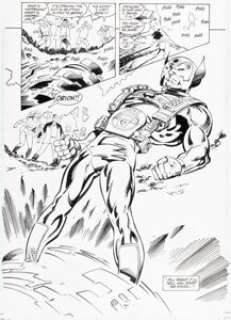 Byrne, John - John Byrne New Gods #13 Orion Splash Page 13 Original Art (DC, 1996)....