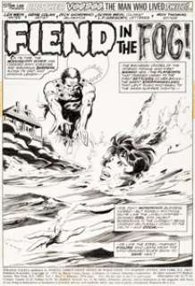 Colan, Gene - Gene Colan and Dick Giordano Strange Tales #172 Splash Page 1 Brother Voodoo Original Art (Marvel, 1973)....