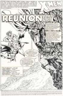 Hebert, John - John Hebert and Greg Adams X-Men Adventures #12 Splash Page 1 Original Art (Marvel, 1995)....