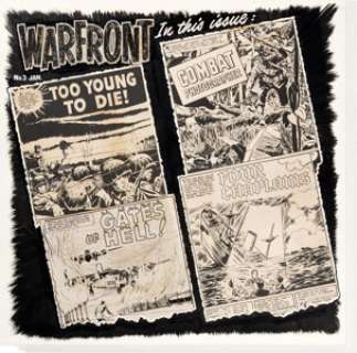 Powell, Bob | Bob Powell Warfront #3 Complete 7-Page Story "Gates of Hell" Original Art (Harvey, 1952).... (Total: 8 Original Art) | Heritage