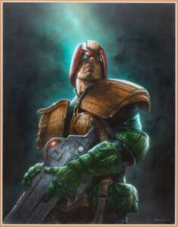 Staples, Greg - Greg Staples 2000 AD Prog #2017 Judge Dredd Cover Painting Original Art (Rebellion, 2017)....